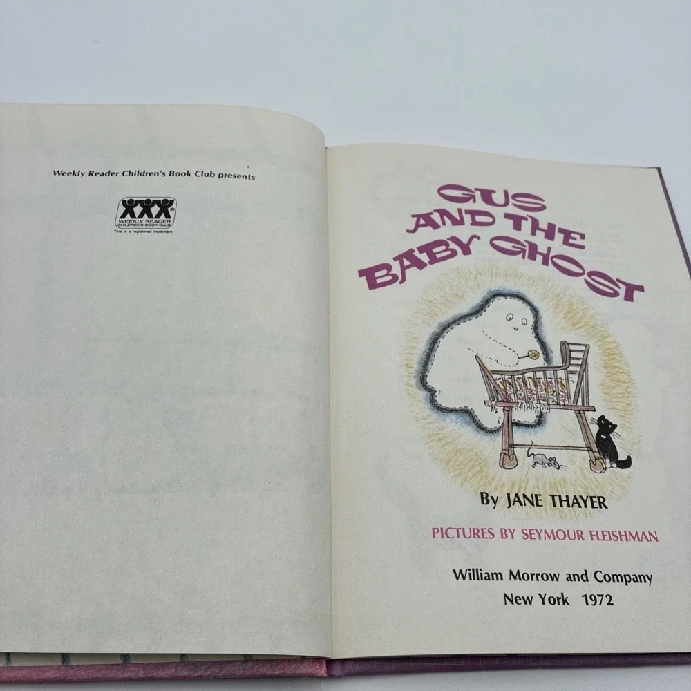 Gus and the Baby Ghost Jane Thayer Seymour Fleishman 1972 Weekly Reader Hardcove